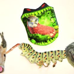 Kollage aus Zeitungsschnipsel